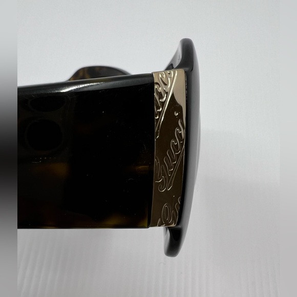 Gucci GG2931/S Tortoiseshell Logo-Engraved Sunglasses - Picture 5 of 11
